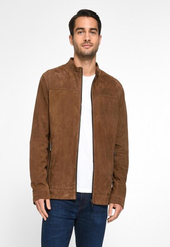 Louis Sayn Between-Season Jacket in Brown: front