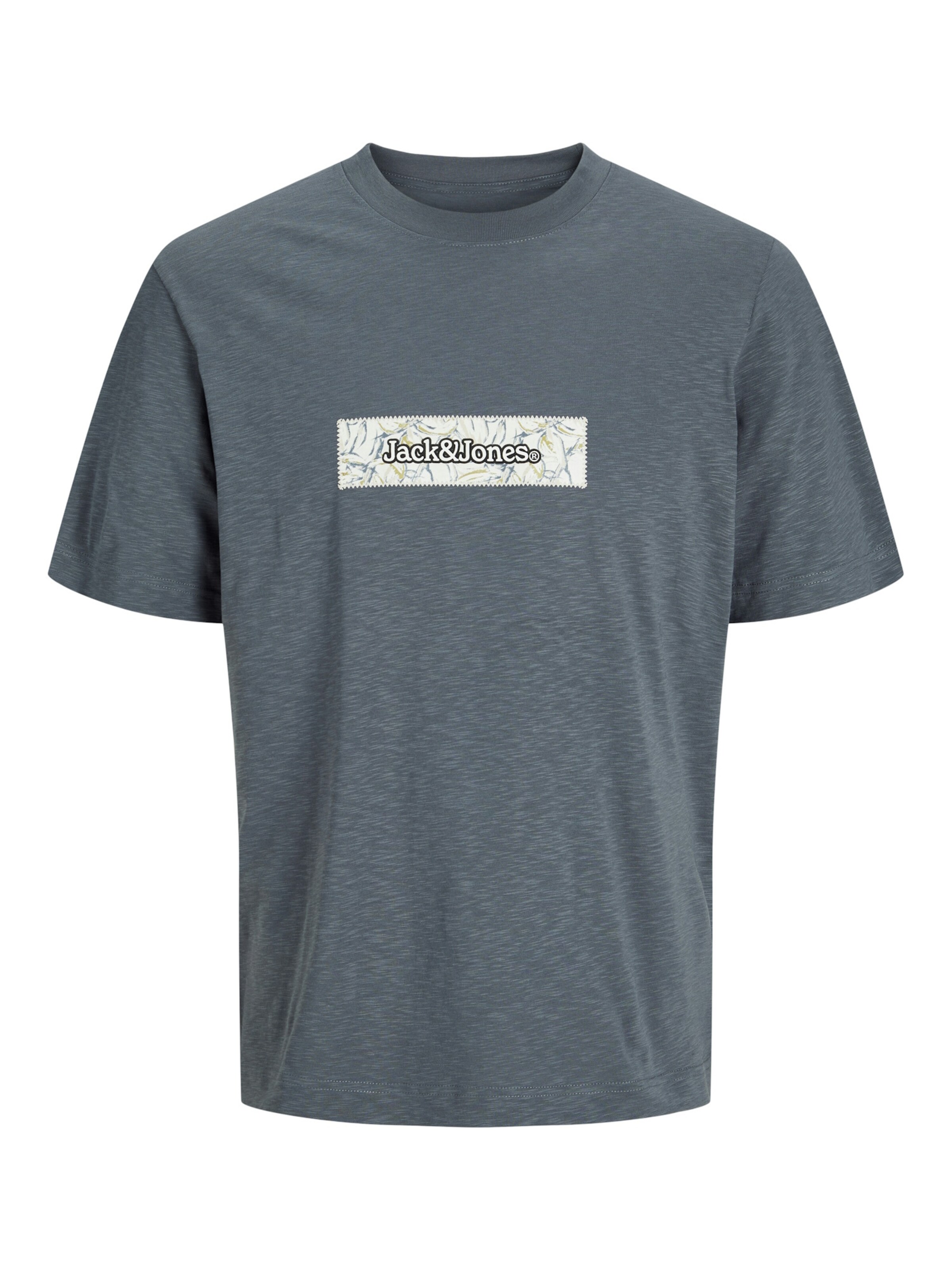 Jack & Jones Junior Shirt 'Split' in Grijs: voorkant