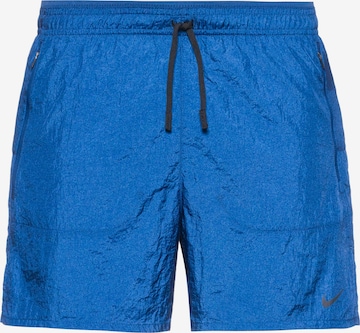NIKE Regular Workout Pants 'RUN DIV STRIDE' in Blue: front
