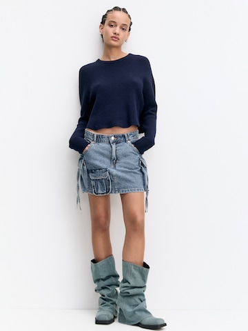 Pull&Bear Trui in Blauw