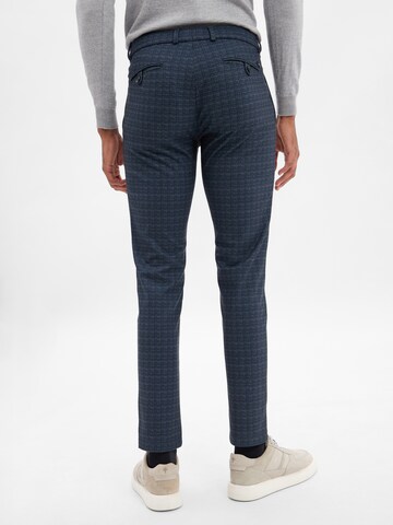 bugatti Regular Chino Pants 'Renzo' in Blue