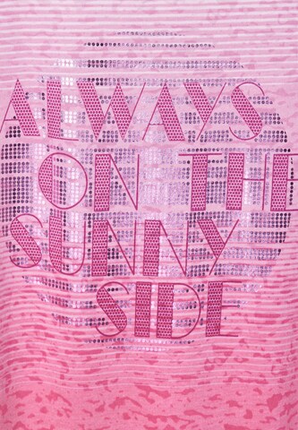 CECIL Shirt 'Burnout' in Pink