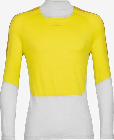 ICEBREAKER Functioneel shirt 'Oasis' in de kleur Geel / Wit, Productweergave