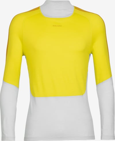 Sportiniai marškinėliai 'Oasis' iš ICEBREAKER, spalva – geltona / balta, Prekių apžvalga