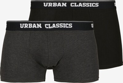 Urban Classics Boxers en graphite / noir / blanc, Vue avec produit