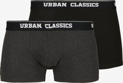 Urban Classics Boksershorts i grafitt / svart / hvit, Produktvisning