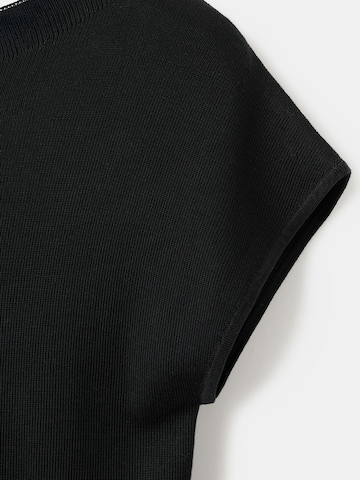MANGO Pulóver 'ATADA' - fekete