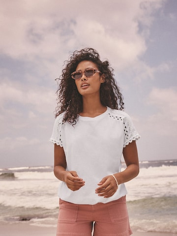 T-shirt Next en blanc