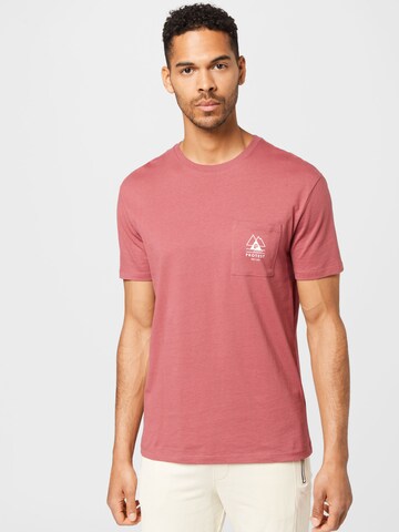 PROTEST Performance Shirt 'ISIAH' in Red: front