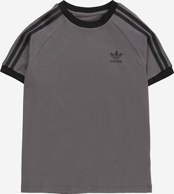 ADIDAS ORIGINALS Shirt 'Adicolor 3-Stripes' in Grey: front