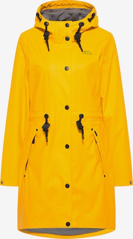 ICEBOUND Between-Seasons Coat in Yellow: front