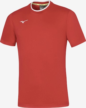 MIZUNOTehnička sportska majica - crvena boja: prednji dio