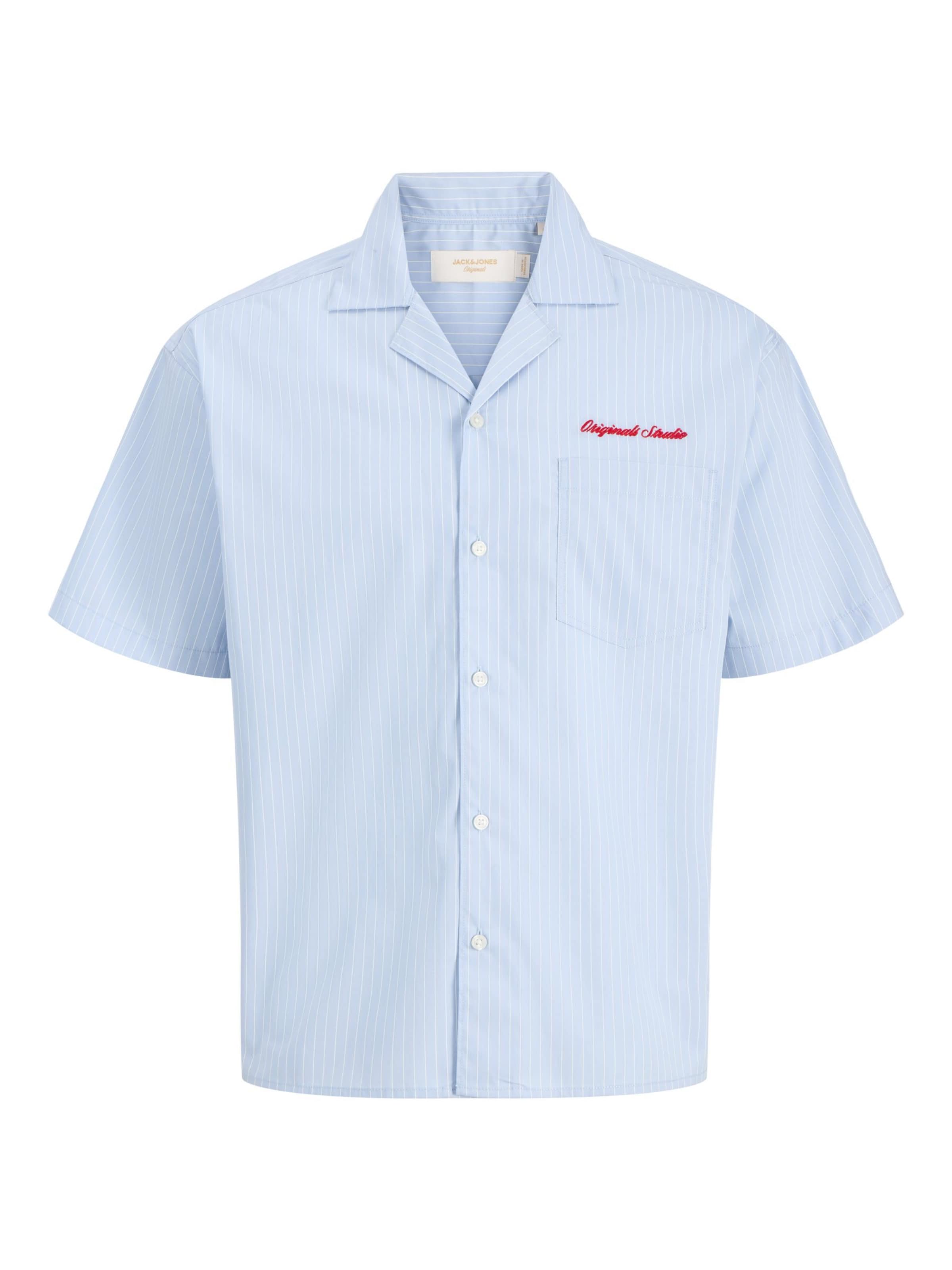 JACK & JONES Regular Fit Skjorte i blå: forside