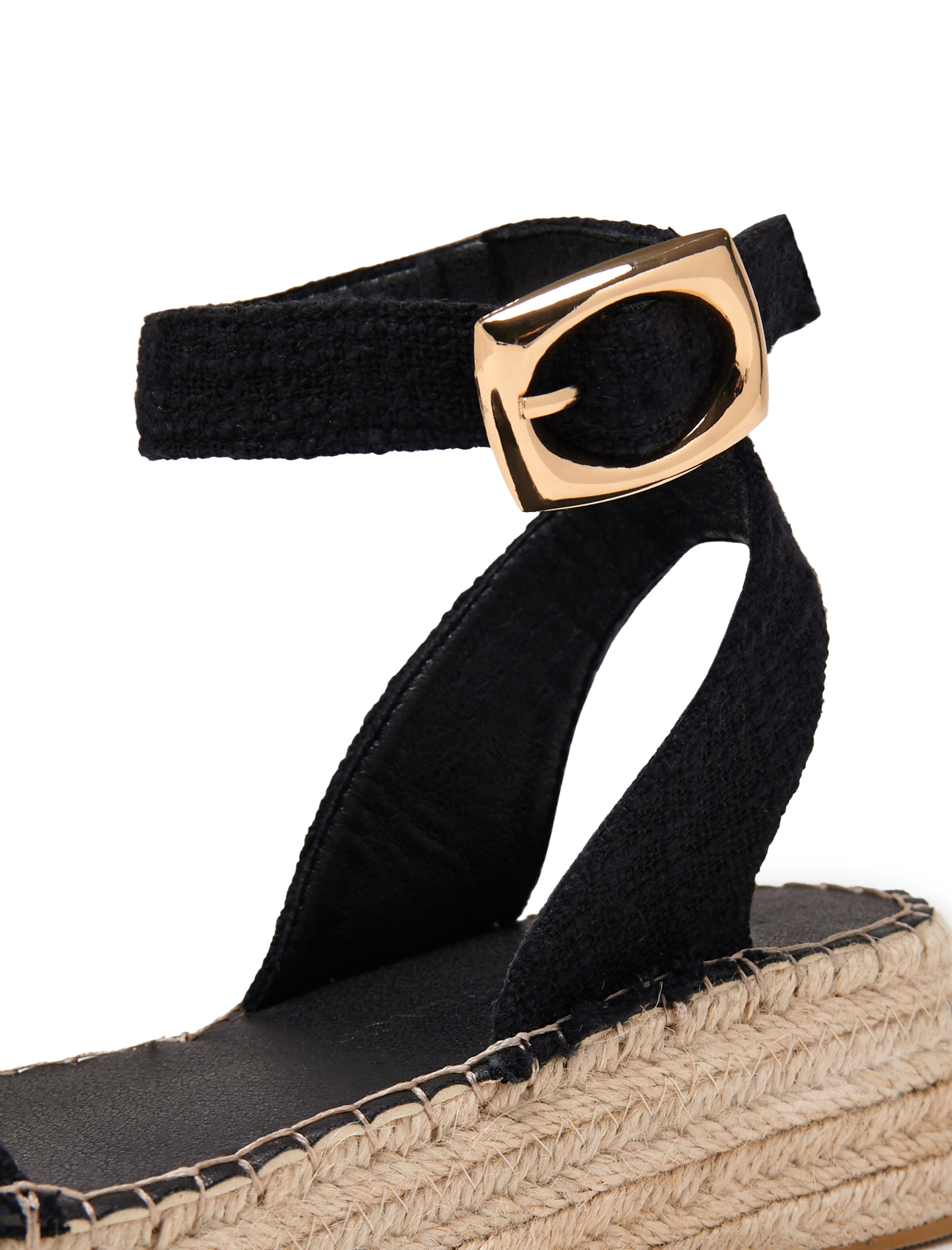 South Beach Sandale in Schwarz