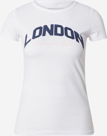 T-shirt 'LONDON' AÉROPOSTALE en blanc : devant