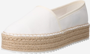 Tommy Jeans Espadrill i vit: framsida