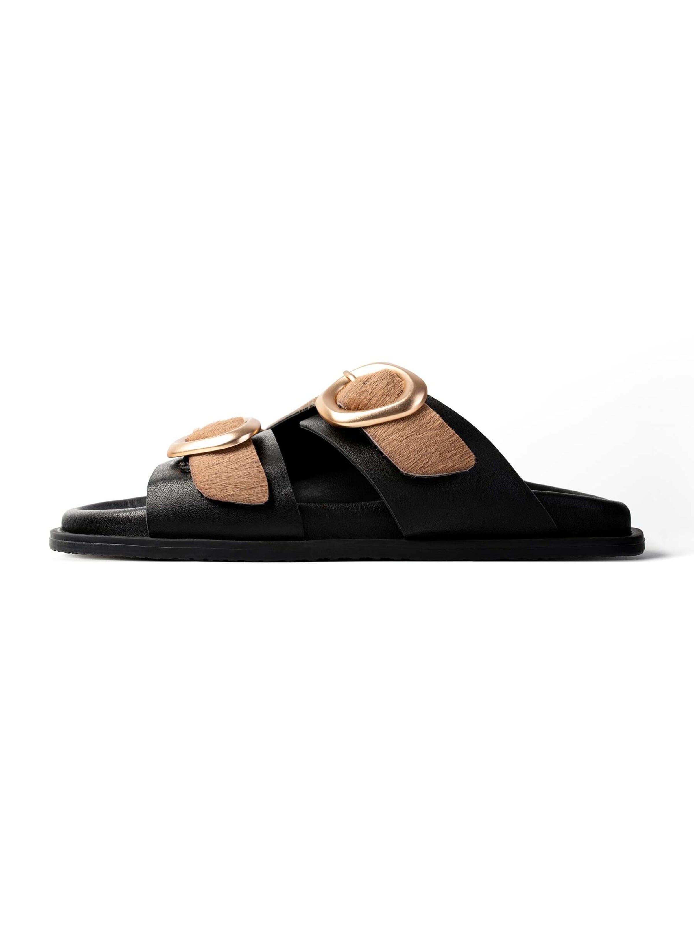 L37 HANDMADE SHOES - Zapatillas 'STAY UNTIL TOMORROW' en beige: frente