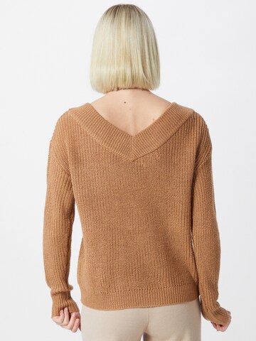 ONLY Sweater 'MELTON' in Brown