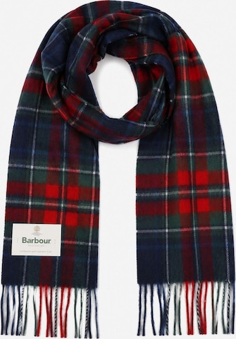 Écharpe 'Tartan' Barbour en bleu : devant
