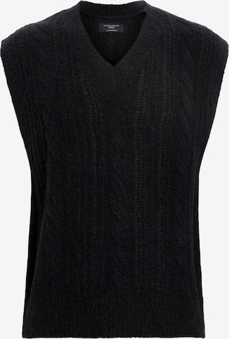 AllSaintsPulover - crna boja: prednji dio