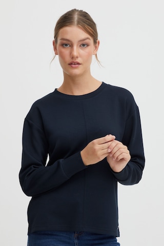 Oxmo Sweater 'Pea' in Blue: front