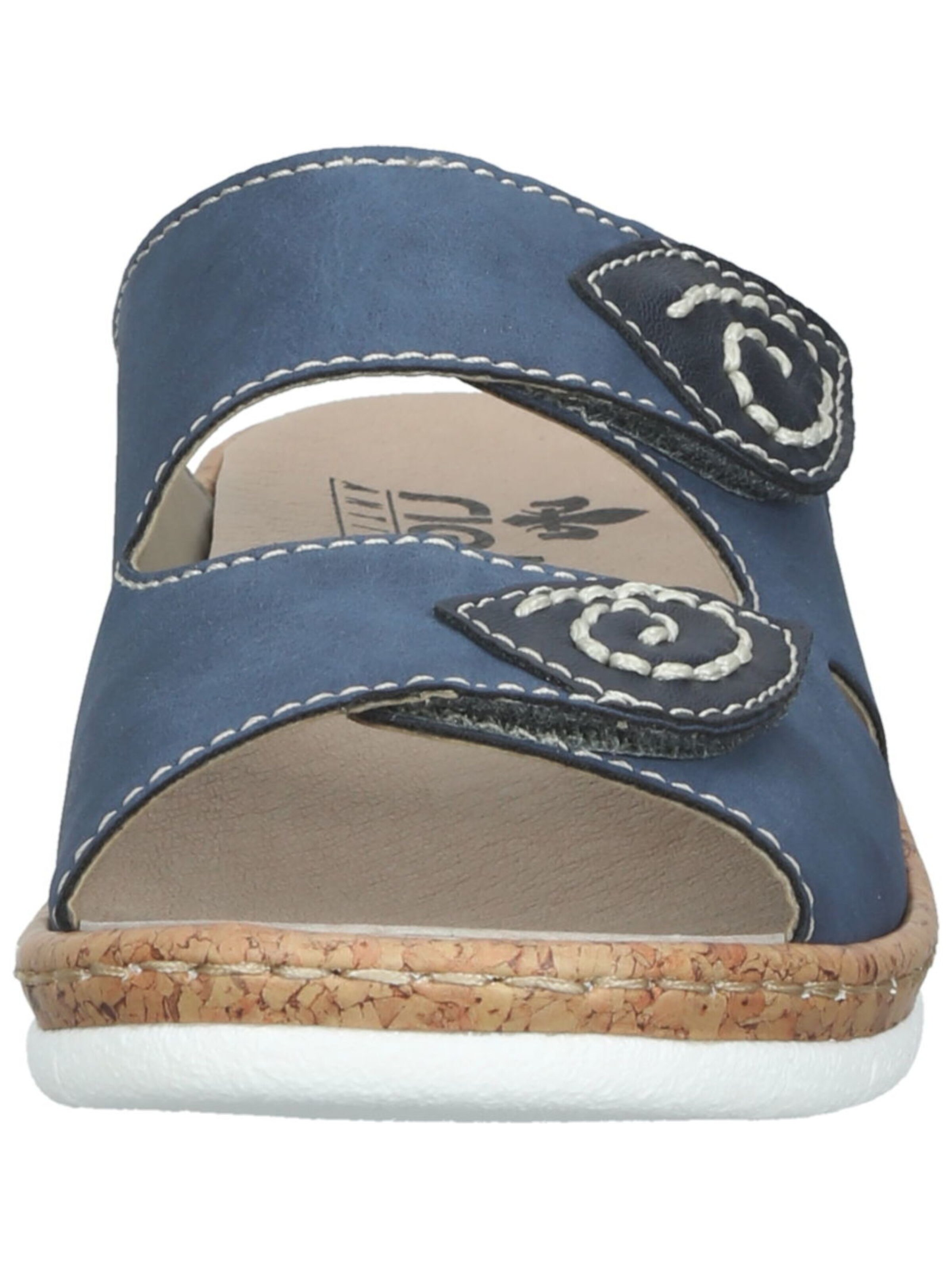 Frauen Sandalen RIEKER Pantolette in Marine - XC80610 Frauen Sandalen RIEKER Pantolette in Marine - XC80610
