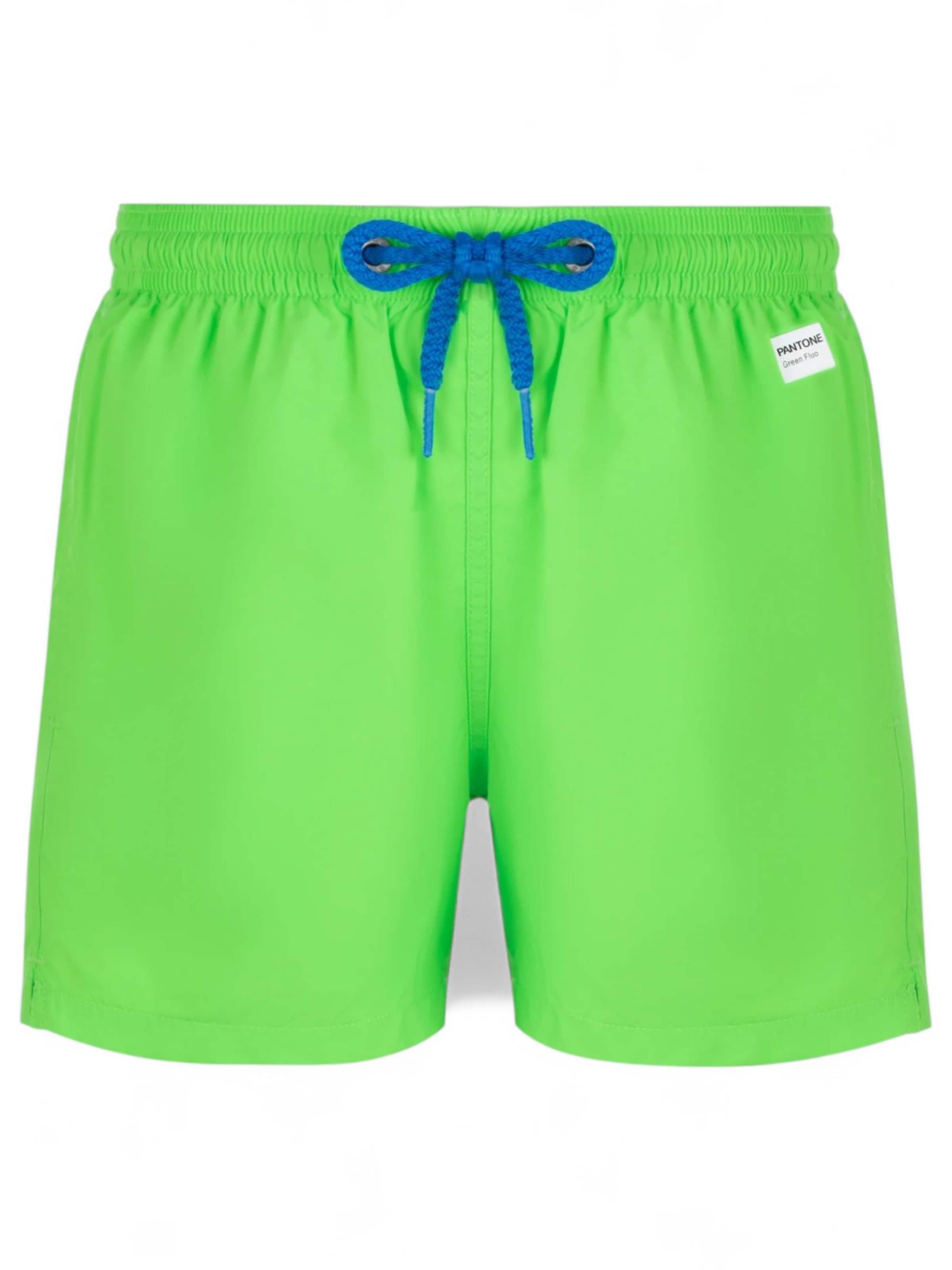 Pantaloncini da bagno di MC2 Saint Barth in verde: frontale