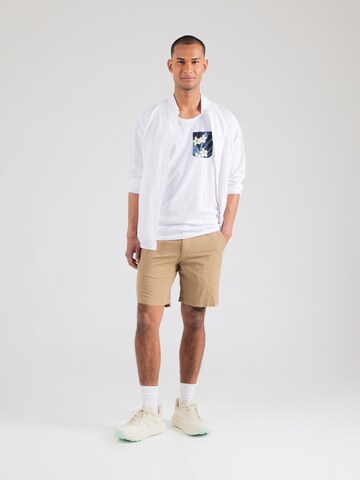 Maglietta 'JJHAWAII' di JACK & JONES in bianco