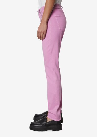 Marc O'Polo Slimfit Hose 'ALBY' in Lila