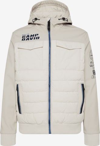 CAMP DAVID Talvitakki värissä beige: etupuoli