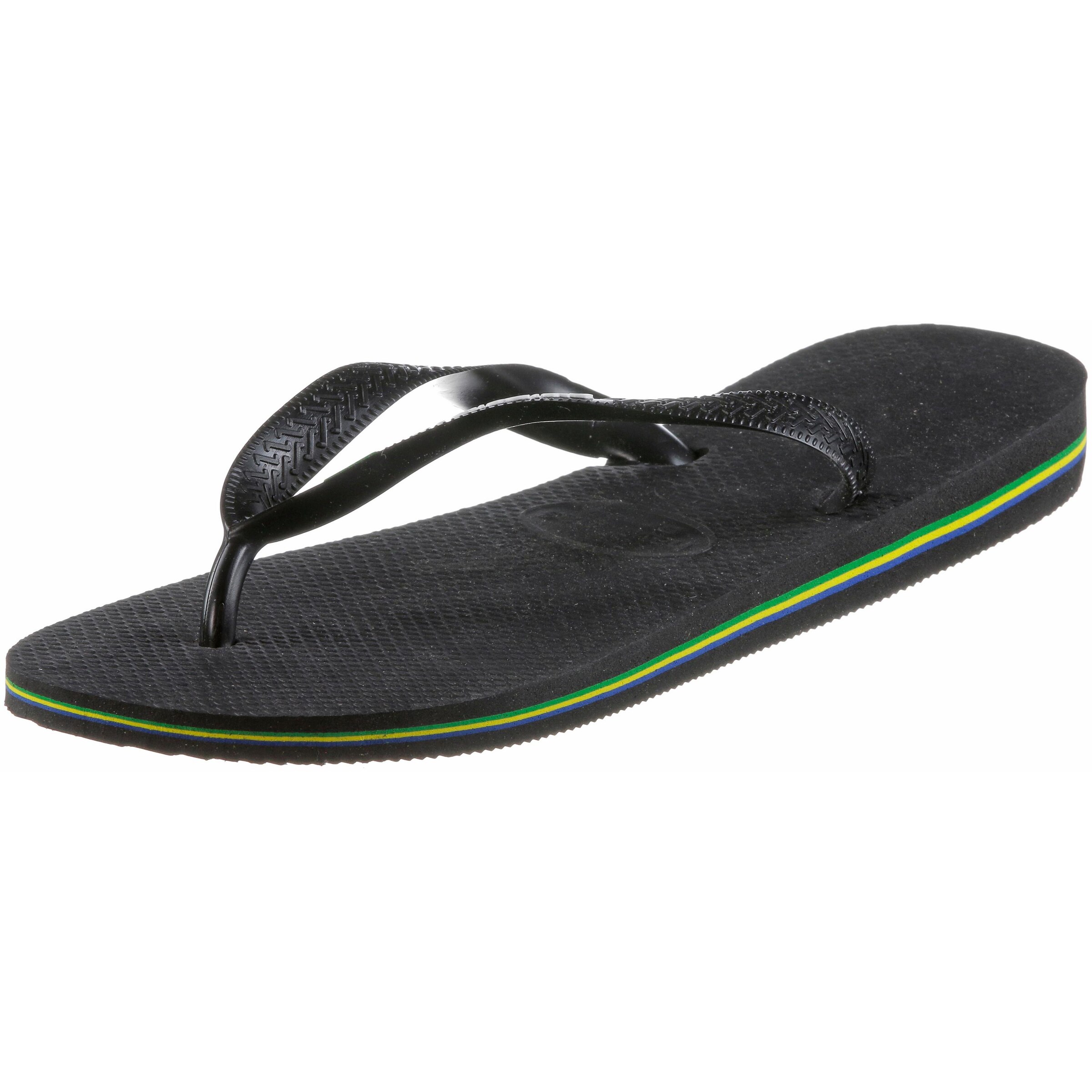 HAVAIANAS Σαγιονάρα 'BRASIL LOGO' σε μαύρο