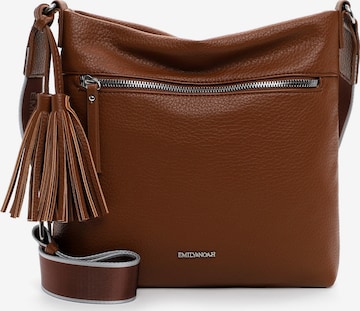 Sac bandoulière ' E&N Belli ' Emily & Noah en marron : devant