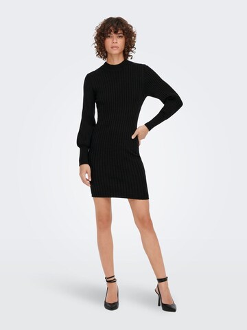 JDY Knitted dress 'MAGDA' in Black