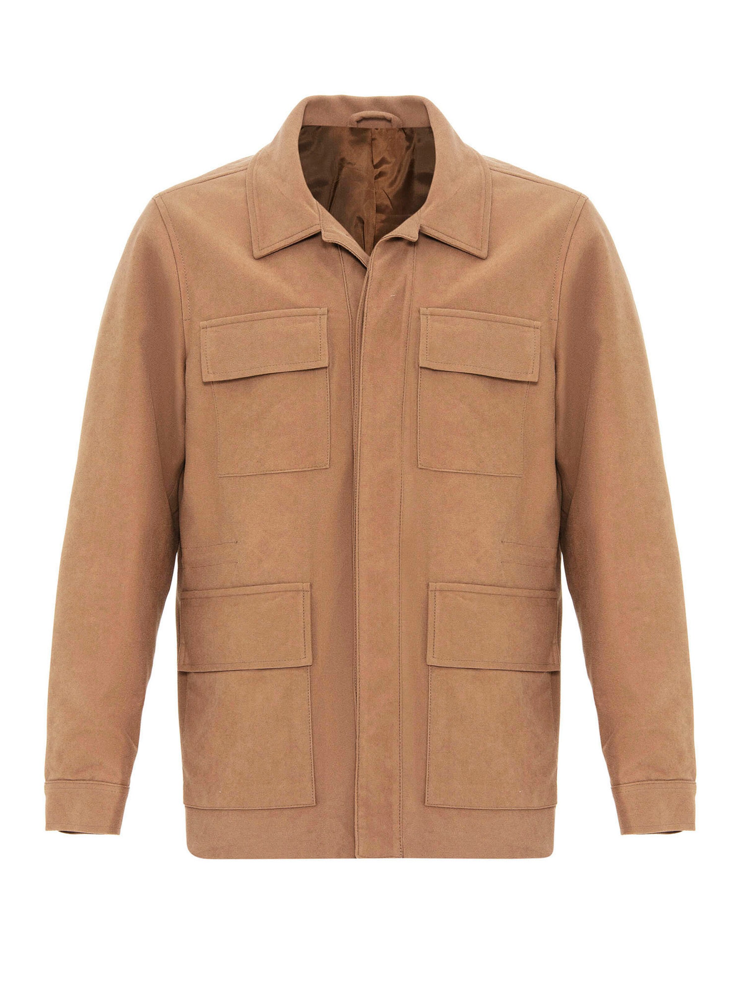 Antioch Φθινοπωρινό και ανοιξιάτικο μπουφάν σε μπεζ: μπροστά