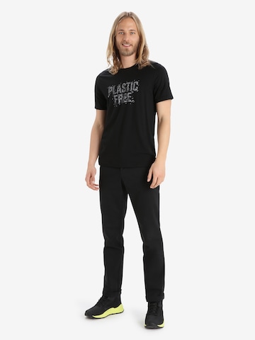 ICEBREAKER Funkcionalna majica 'Tech Lite II' | črna barva