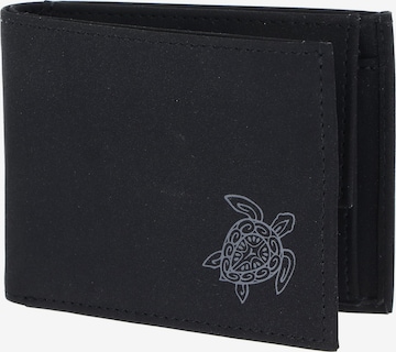 Porte-monnaies 'New Cryptan' OXMOX en noir : devant
