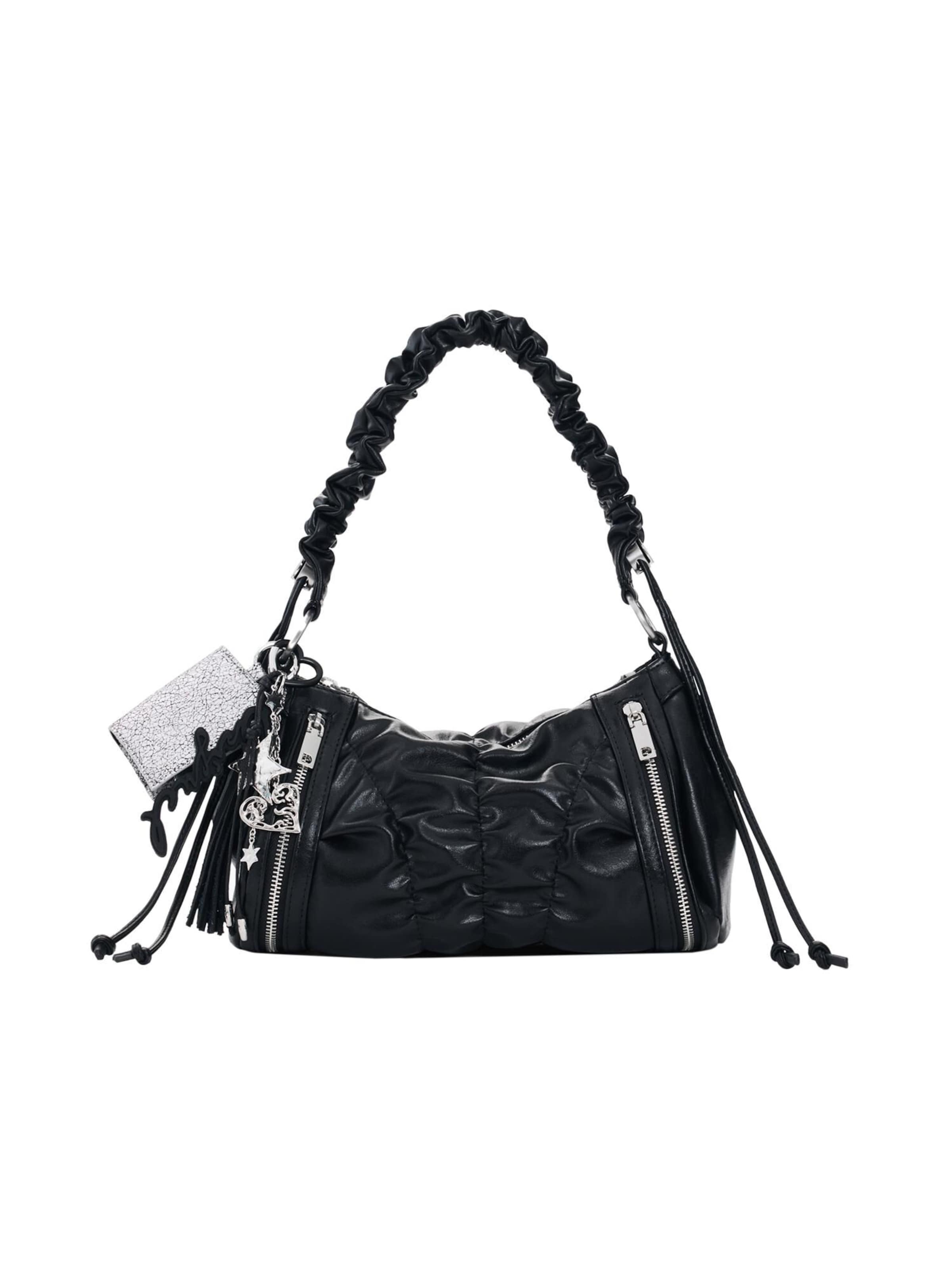 Desigual - Mala de ombro em preto: frente