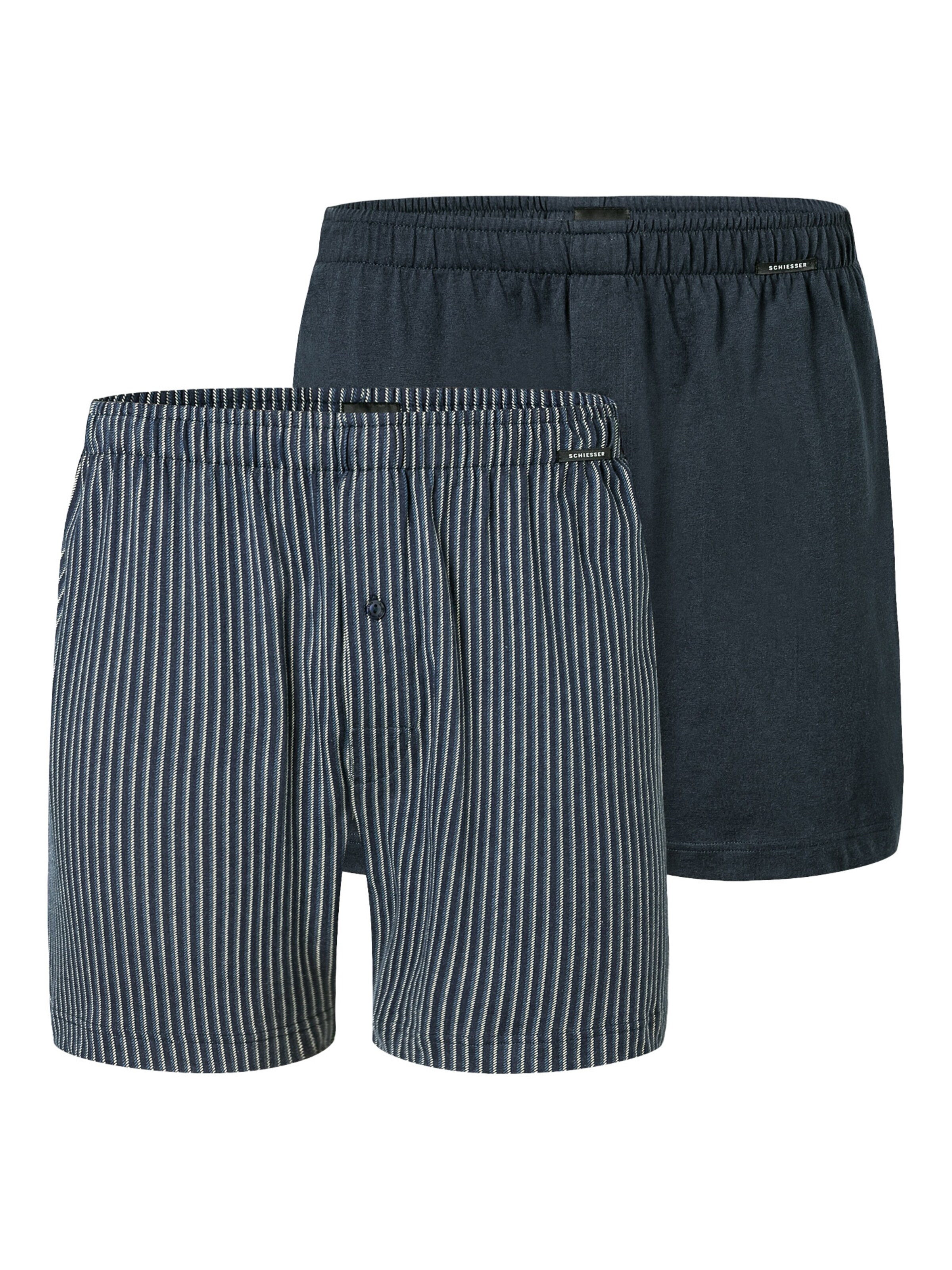 SCHIESSER Boxer shorts ' Basic ' in Grey: front