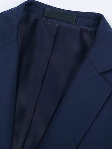 YOUTHUP Slim fit Suit Jacket 'Prägung' in Blue