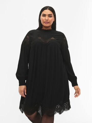 Zizzi Kleid 'MMISA' in Schwarz: predná strana