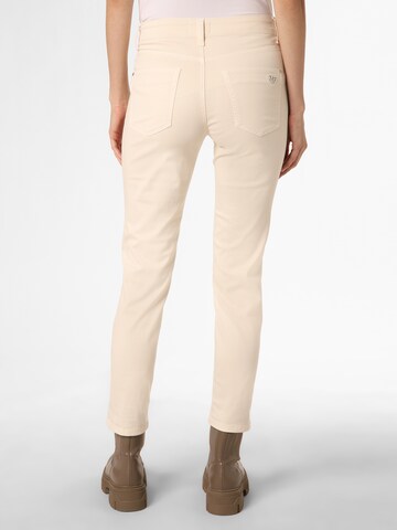 Cambio Slimfit Hose 'Pina' in Beige