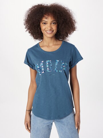 Derbe T-Shirt in Blau: Vorderseite