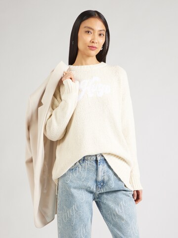 Pull-over 'Sareedi' HUGO en blanc : devant
