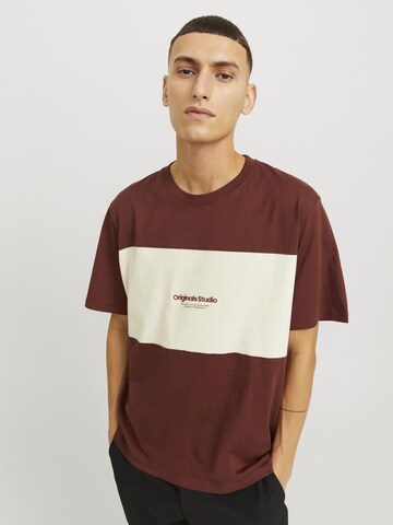 JACK & JONES Shirt in Bruin