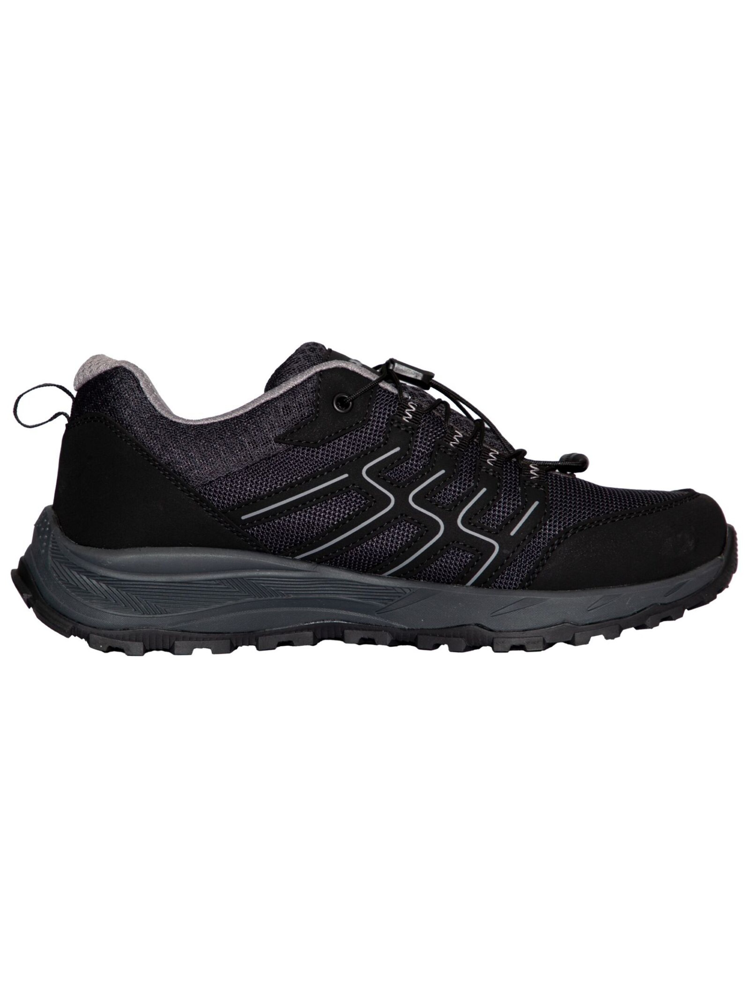 SKOGAN Platform trainers in Black: side