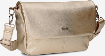 ZWEI - Bolso de mano 'MADEMOISELLE.M M60' en oro: frente