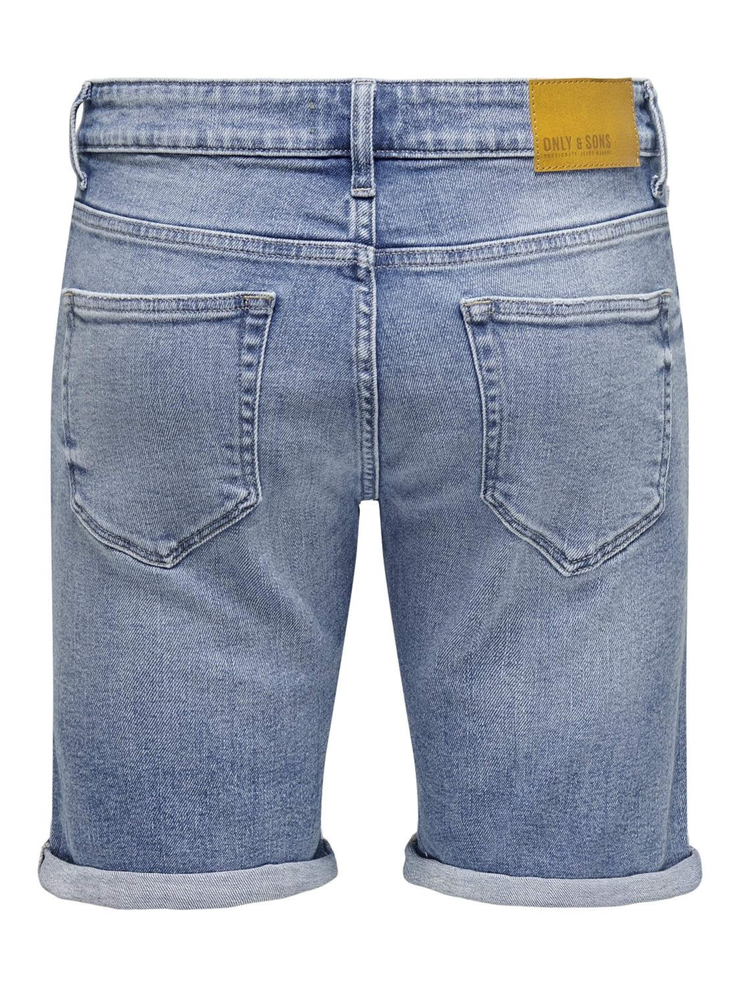 zils Only & Sons Piegulošs Džinsi 'Ply'