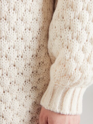 JDY Knit Cardigan 'JDYCELESTE' in Beige