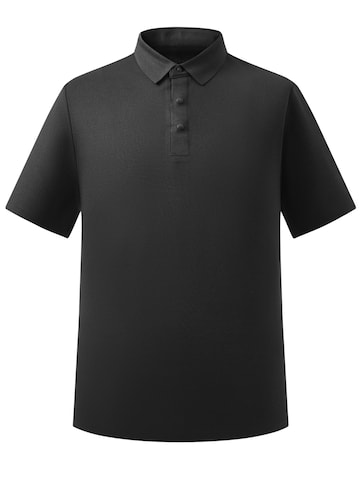 ALLTHEMEN Shirt 'Schimmer' in Schwarz: Vorderseite
