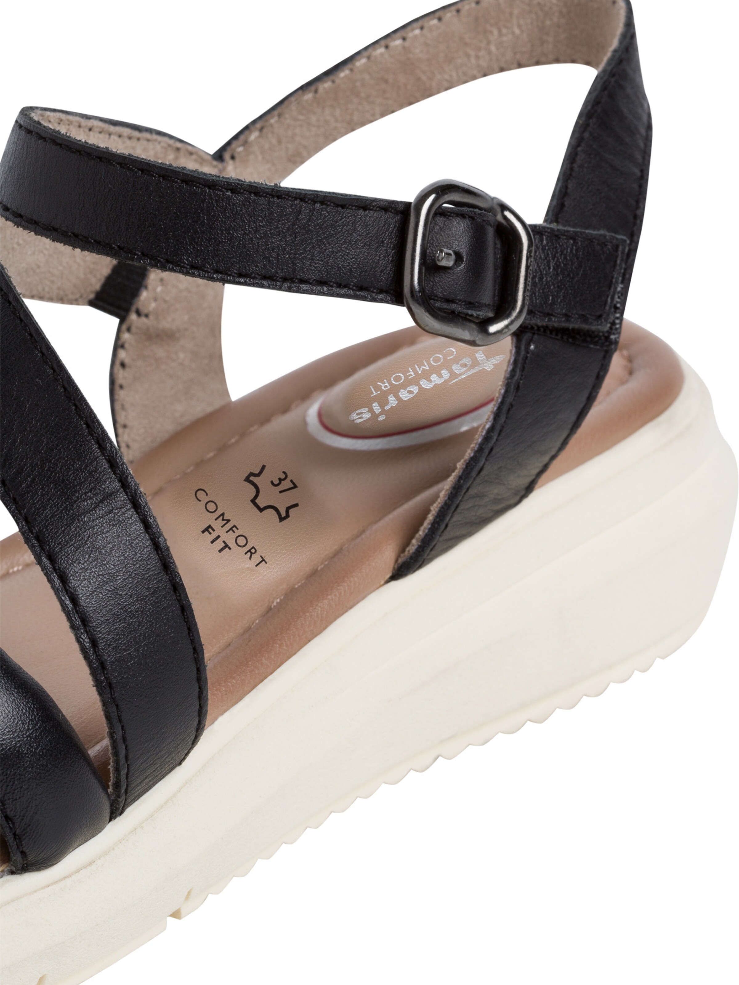 Tamaris Sandale in Schwarz